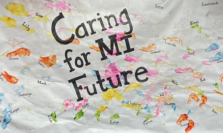 Caring for MI future mural