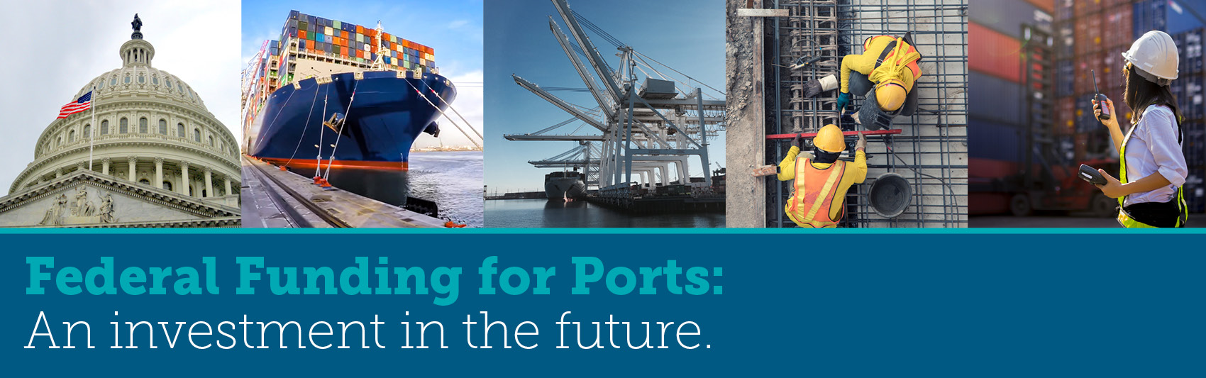 Federal Funding for Ports web banner