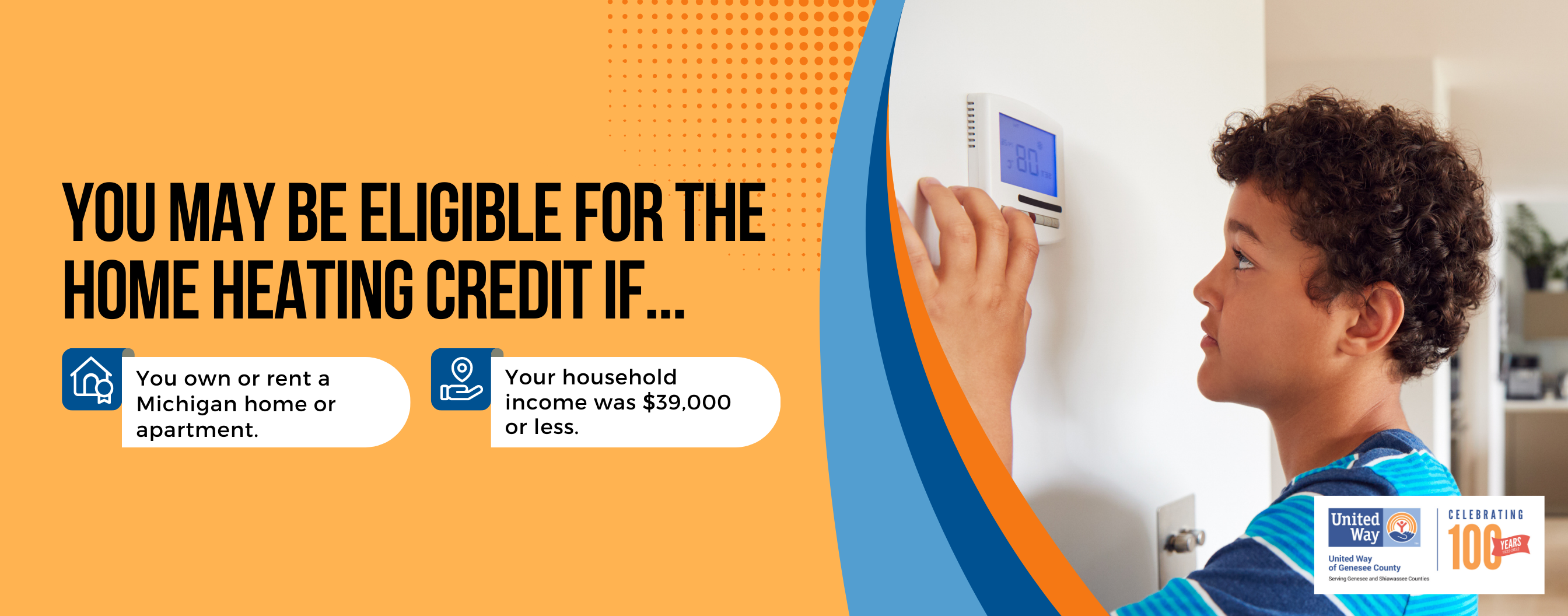 Home Heating Credit (28 × 11 in)