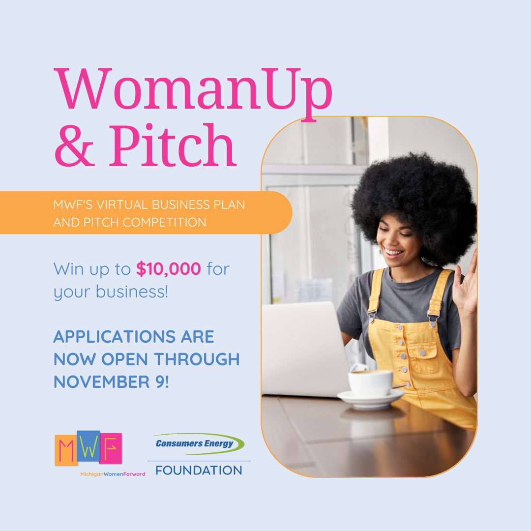 WomanUp & Pitch - Social Media Post