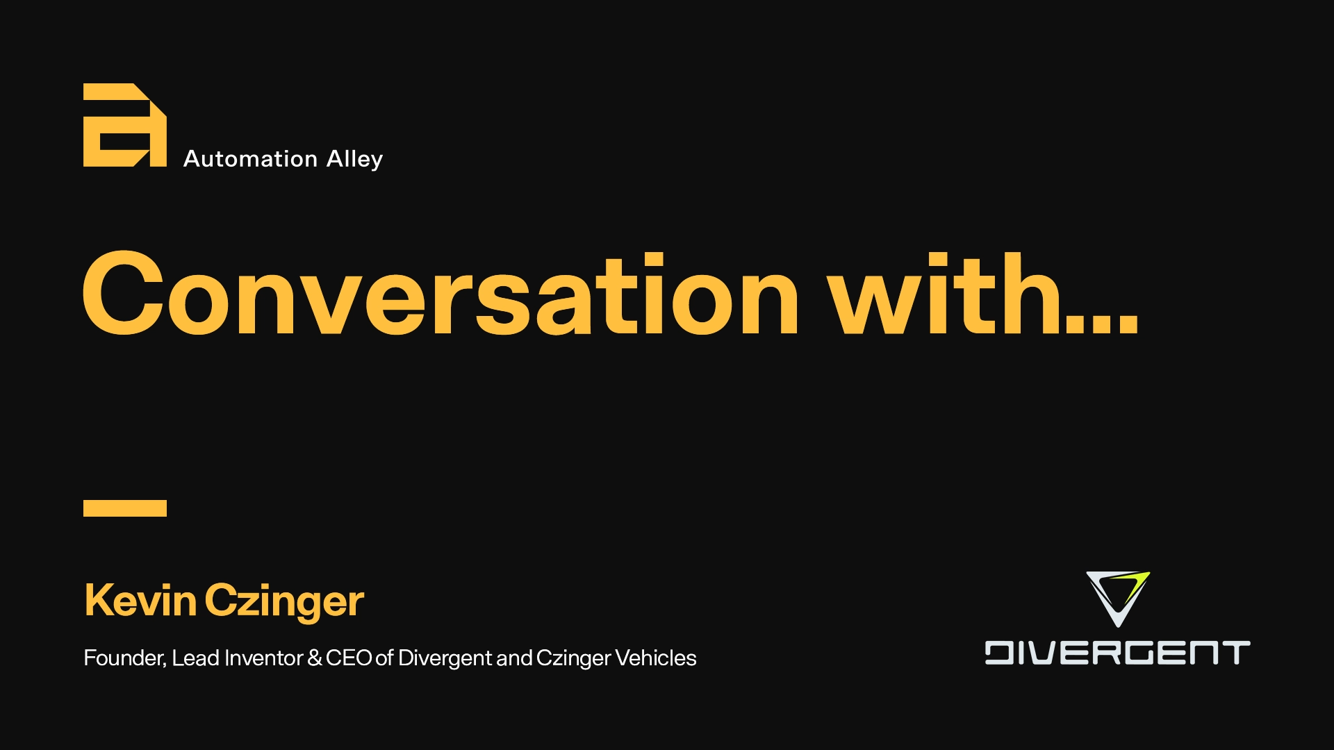 Conversations with: Kevin Czinger - How Will Factory as a Service Change Manufacturing? Conversations with: Kevin Czinger - How Will Factory as a Service Change Manufacturing?