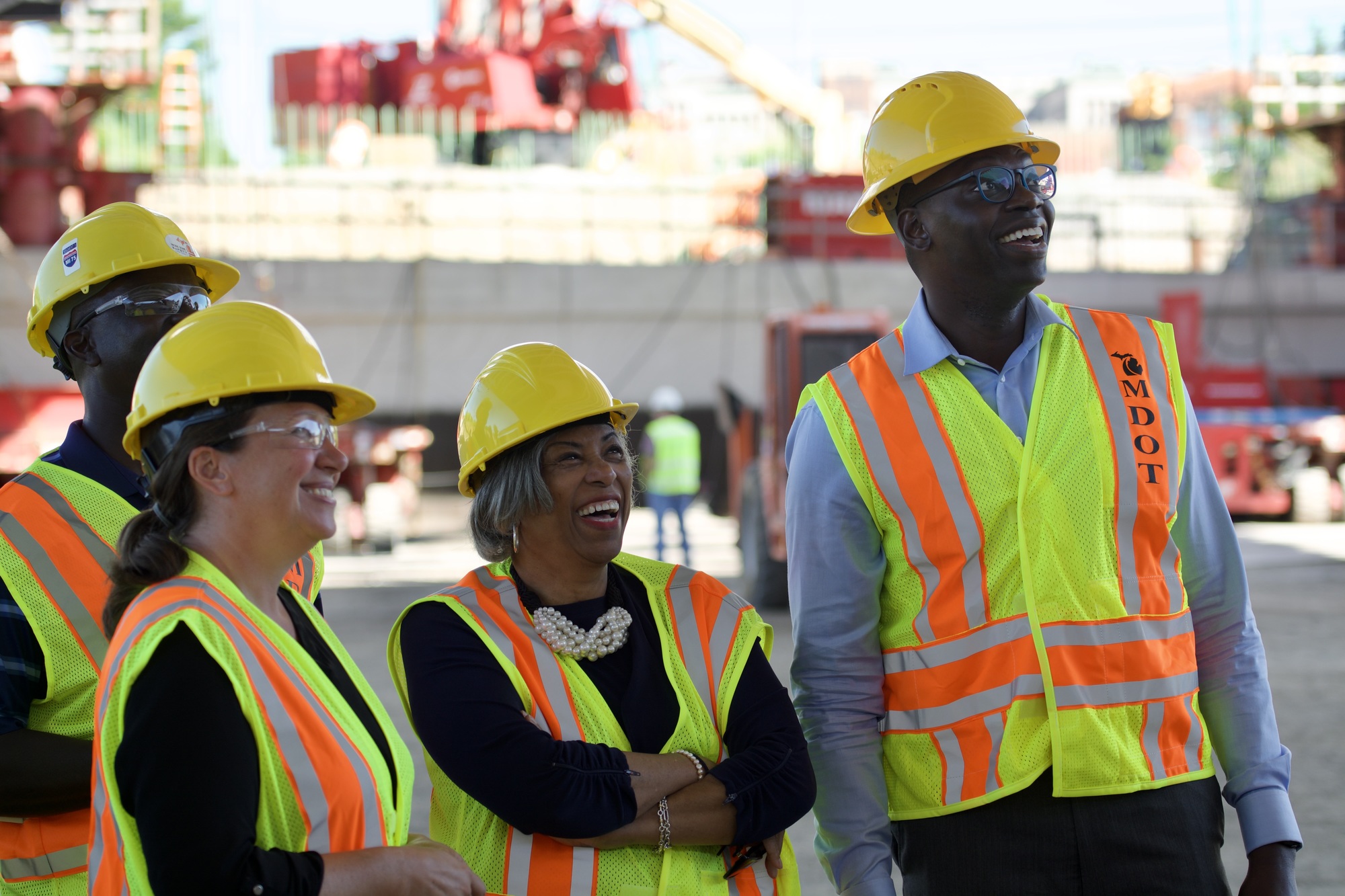 Lt. Governor Gilchrist II Visits the Historic I-94 Second Ave Bridge Project 