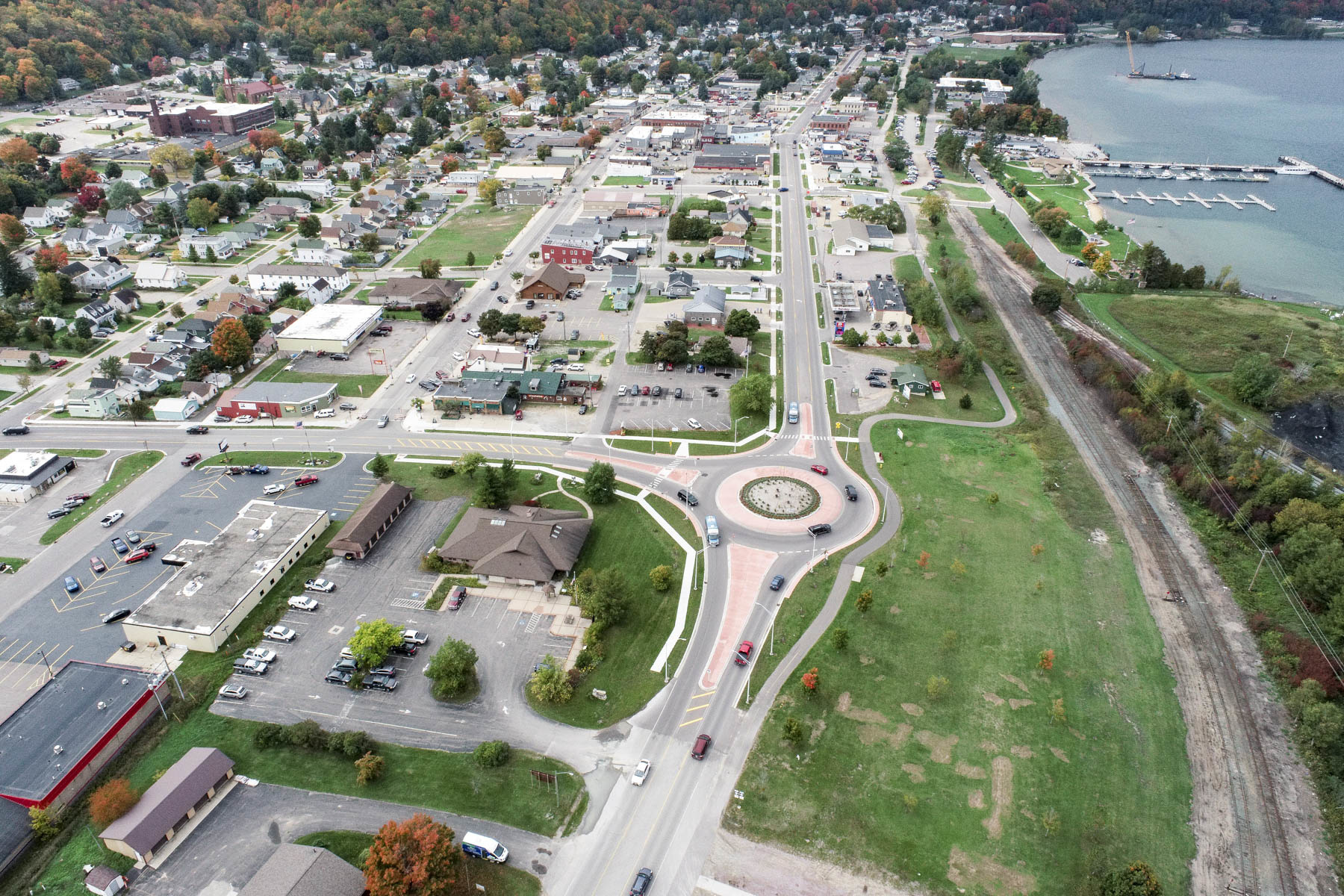 photo of recently completed M-28 project in Alger County 