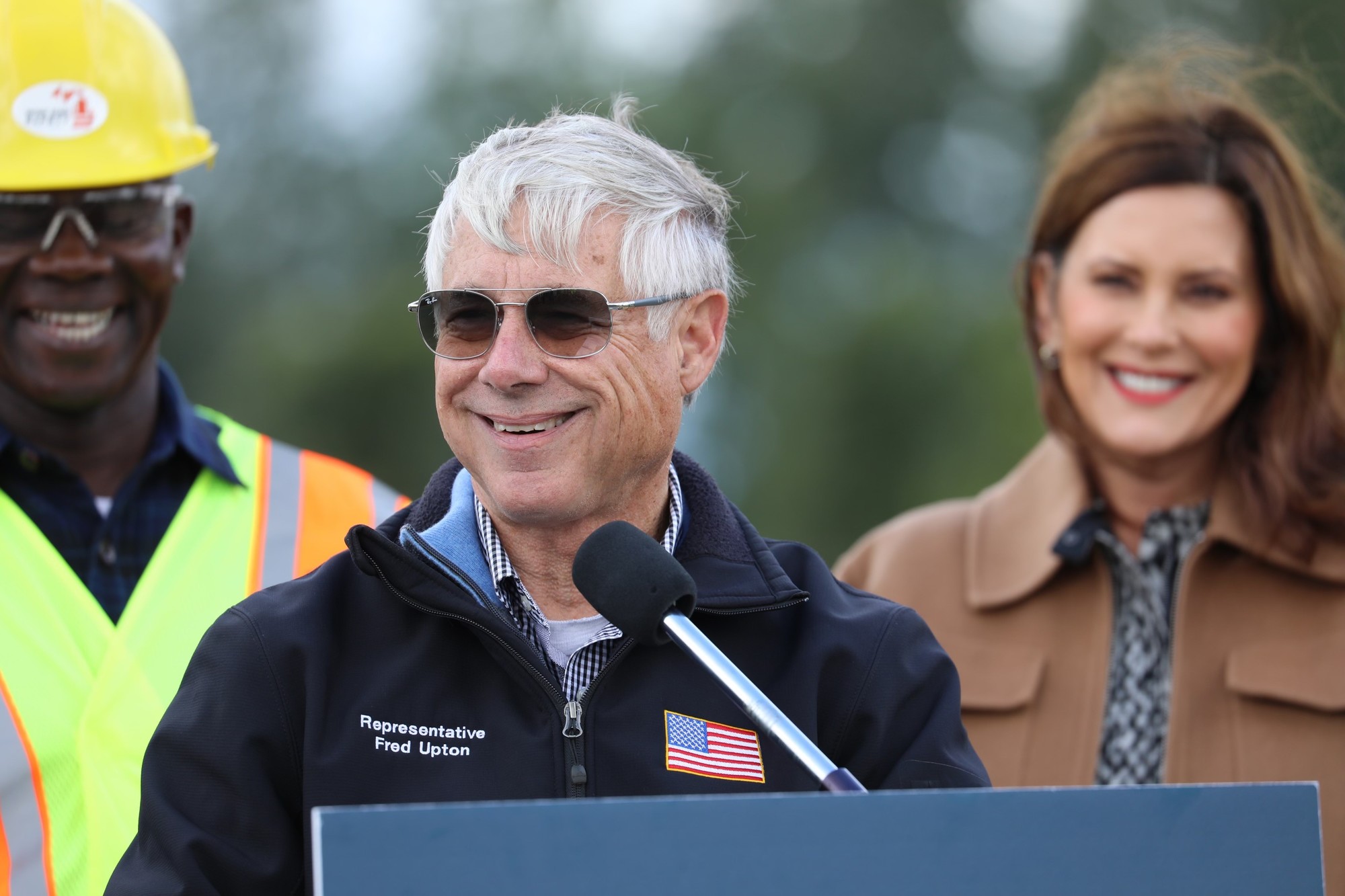 Rep. Fred Upton speaks at event 