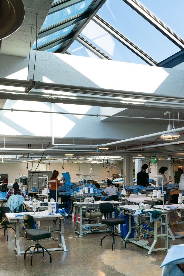 photo of national nonprofit for the sewn trades ISAIC operations