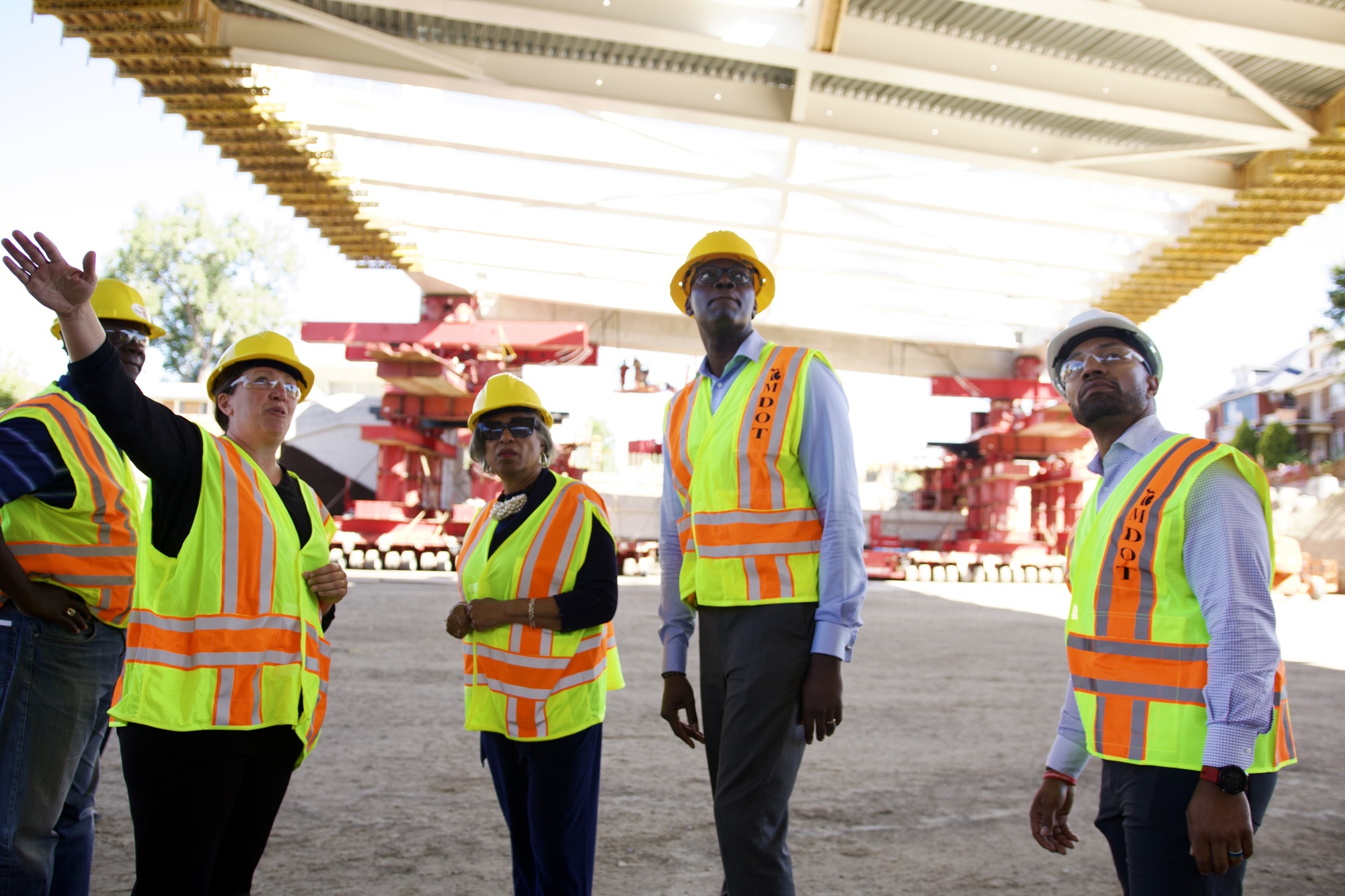 Lt. Governor Gilchrist II Visits the Historic I-94 Second Ave Bridge Project 