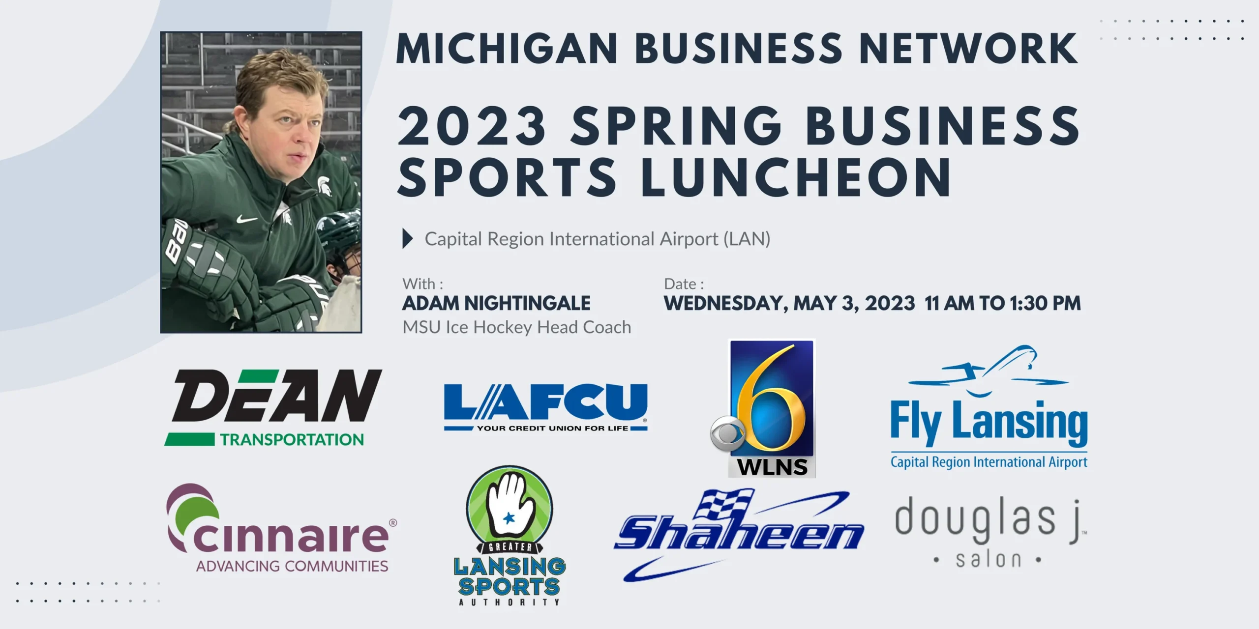 2023 Spring Business Sports Luncheon Adam Nightingale