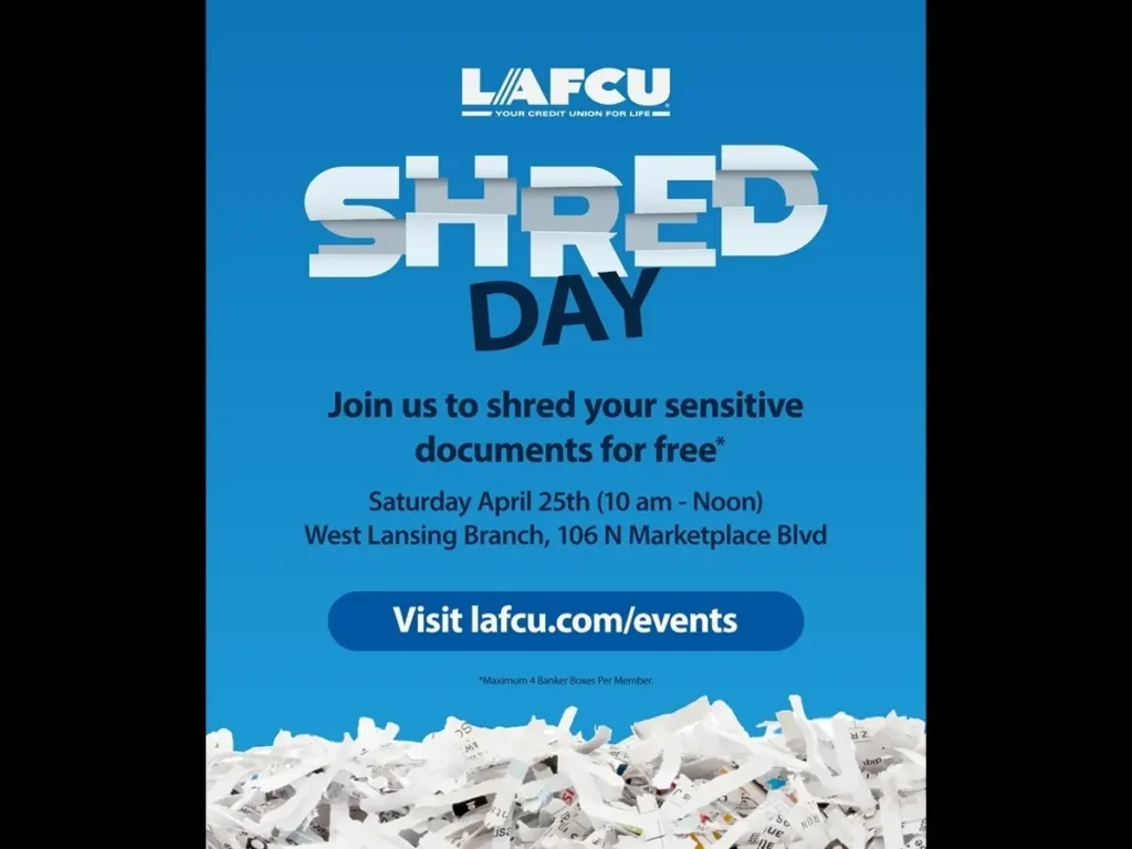 MBN: LAFCU Shred day