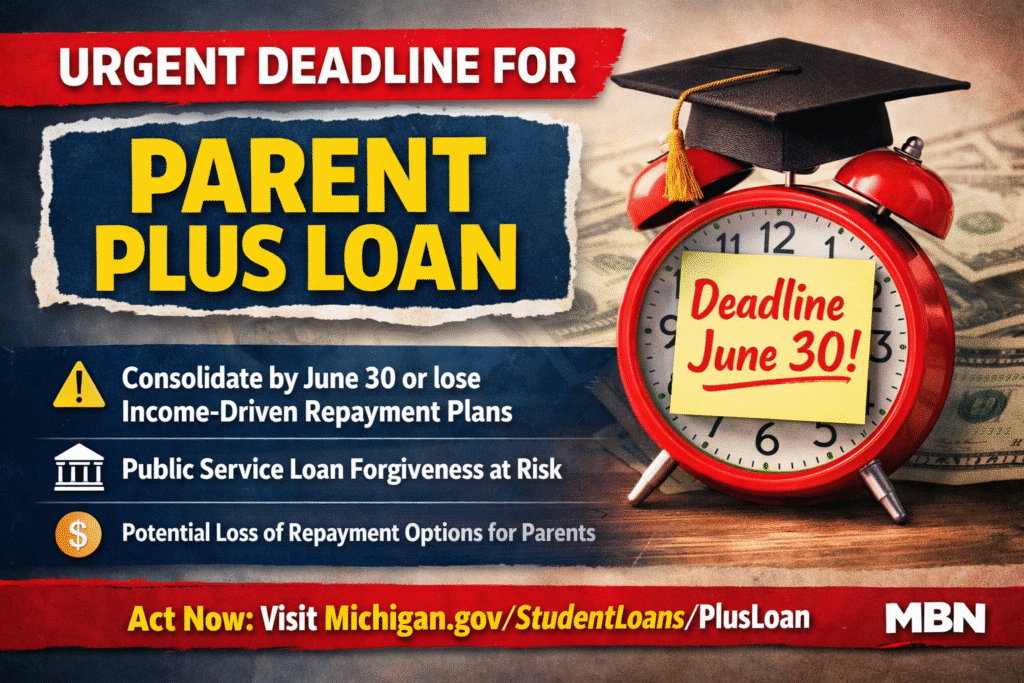 MBN: MI Treasury Parent PLUS loan