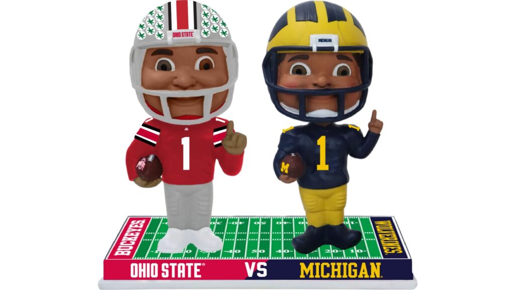 Ohio State vs. Michigan Football Rivalry Bobblehead (4)